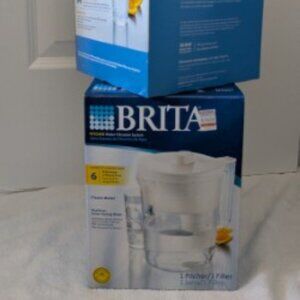2 BRITA Pitcher with filter - water filtration - NEW IN BOX